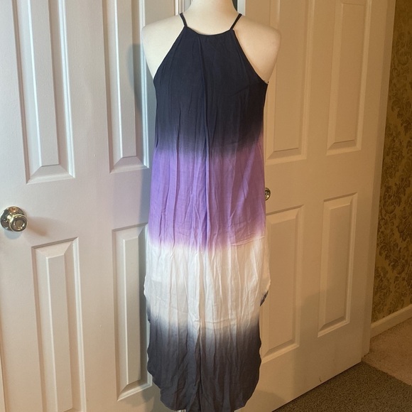 She + Sky Purple Ombré Dress/Beach Cover Up Size Small in Like New Condition - Picture 5 of 10